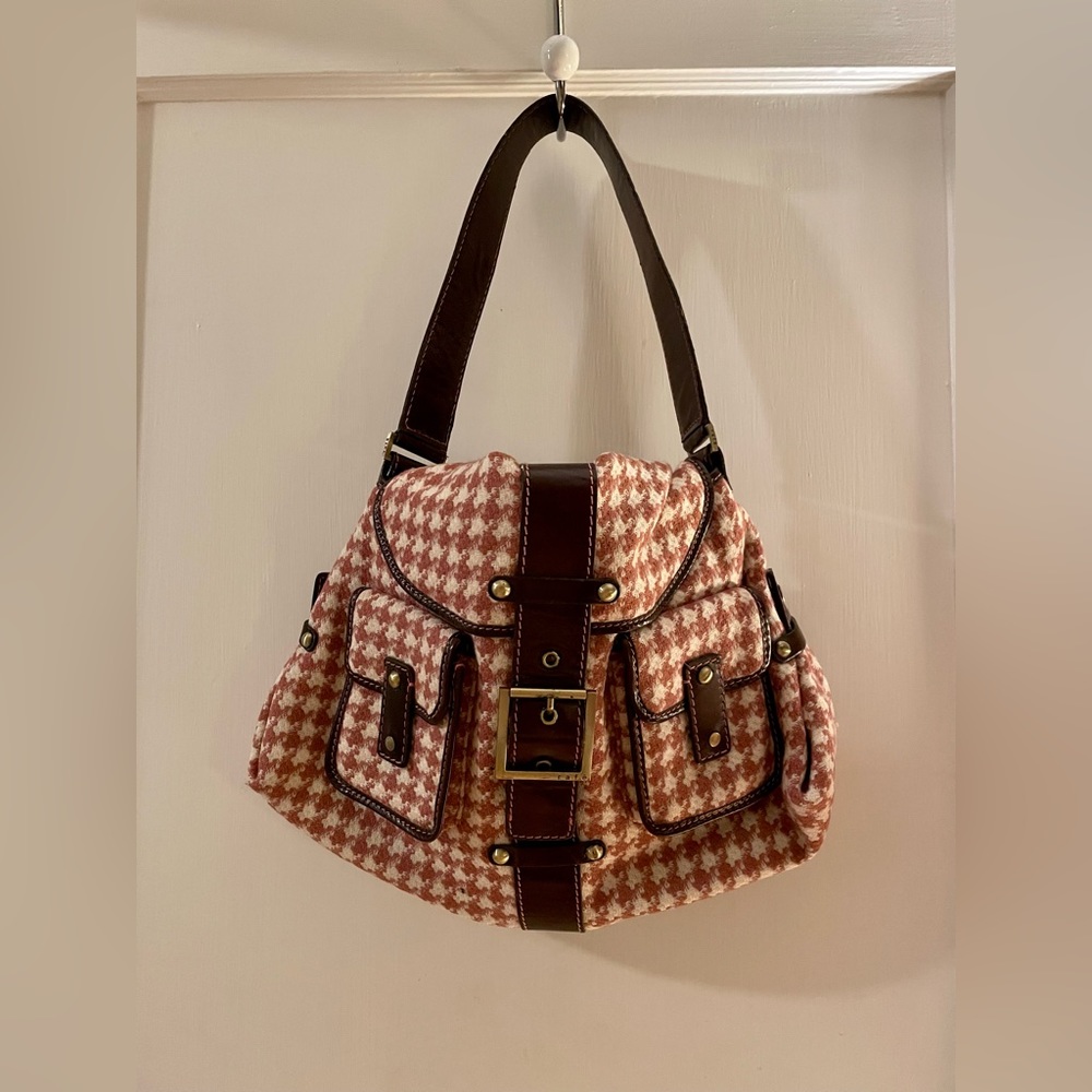 Rafe Houndstooth Purse
